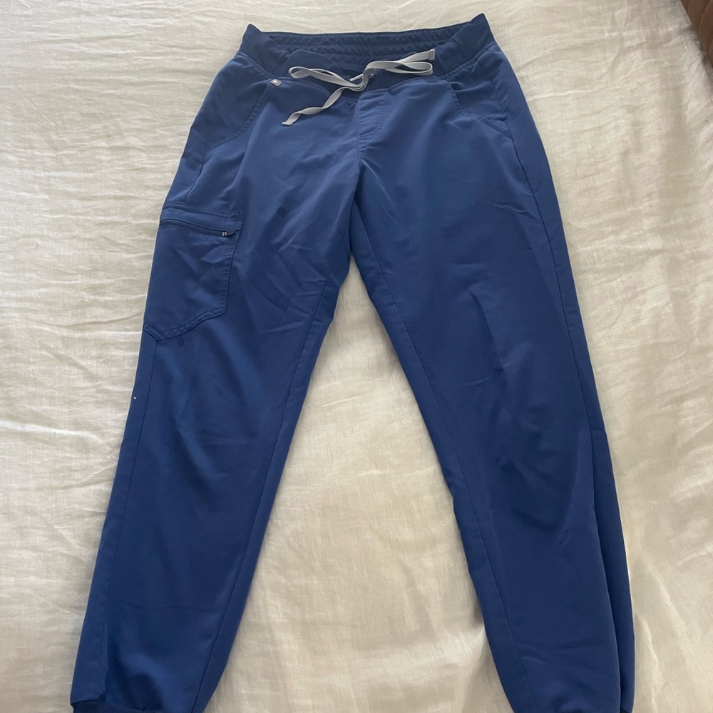 FIGS Denim Zamora Scrub Joggers